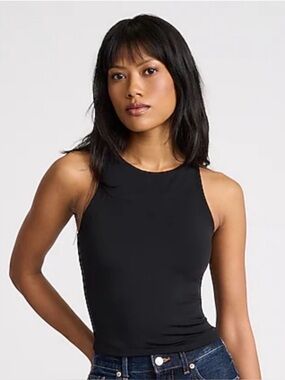 Express Body Contour High Neck Cropped Tank size small